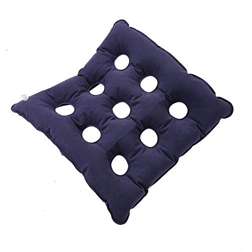 Duevin Cojín de Asiento Inflable de Aire Cojín colchón de Aire con 9 Orificios Cojín de Aire Anti-escaras para Ancianos, discapacitados y empleados de Oficina(480 Size) Duevin Cojín de Asiento Inflable de Aire Cojín colchón de Aire con 9 Orificios Cojín de Aire Anti-escaras para Ancianos, discapacitados y empleados de Oficina(480 Size)