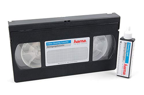 DURAGADGET Cinta de Limpieza VHS/S-VHS. con líquido Especial para Limpiar su Reproductor de vídeo.