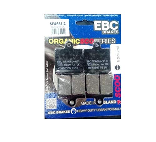 EBC SFA661/4 - Pastillas de Freno compatibles con Daelim Freewing Otelli S1 S2 S3 Salsa SN SQ
