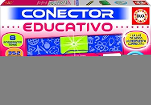 Educa- Conector 8 Temas de la Escuela Juego Educativo para niños, a Partir de 5 años (17203)