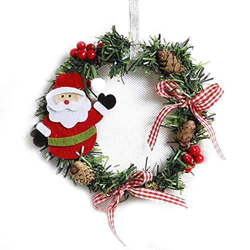 EisEyen Corona de Navidad Grandes Corona Puerta Pared verzierung Rojas Lazo Guirnalda de Flores decoración Puerta Corona Corona de Adviento Muñeco de Nieve/Oso/Alce/Papá Noel EisEyen Corona de Navidad Grandes Corona Puerta Pared verzierung Rojas Lazo Guirnalda de Flores decoración Puerta Corona Corona de Adviento Muñeco de Nieve/Oso/Alce/Papá Noel