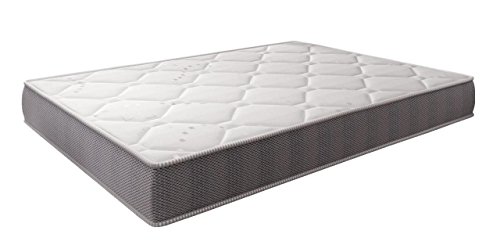 El Almacen del Colchon - Colchón espumación, Modelo Star, 90 x 190 x 15cm - Todas Las Medidas, Blanco y Gris El Almacen del Colchon - Colchón espumación, Modelo Star, 90 x 190 x 15cm - Todas Las Medidas, Blanco y Gris