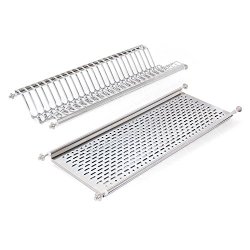EMUCA - Escurridor de Platos y Vasos de Acero Inoxidable para Muebles de Cocina de Ancho 70 cm EMUCA - Escurridor de Platos y Vasos de Acero Inoxidable para Muebles de Cocina de Ancho 70 cm