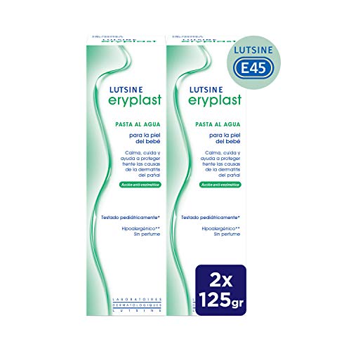 Eryplast Lutsine E45 - Pasta al Agua Crema Pañal Bebé 2 x 125 ml Eryplast Lutsine E45 - Pasta al Agua Crema Pañal Bebé 2 x 125 ml