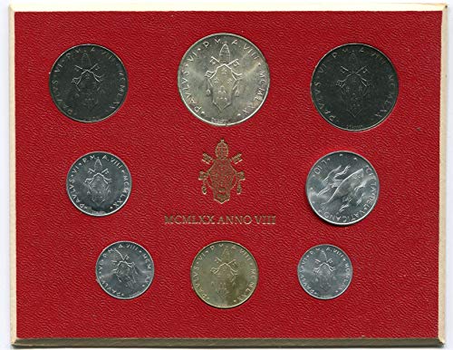 estado del vaticano menores año 1970 pontífice Pablo VI con 500 Liras de Plata (G. – mm.) colección numismatica Silver Coin