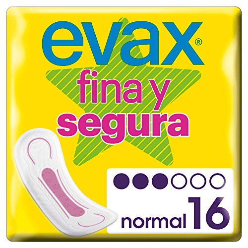 Evax Fina y Segura Normal Compresas 16 Unidades Evax Fina y Segura Normal Compresas 16 Unidades