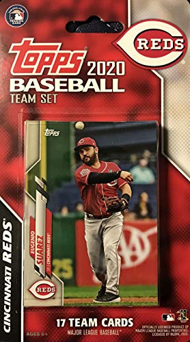 Factory Sealed Team Set Cincinnati Reds 2020 Topps Sellado de fábrica Edición Especial 17 Juego de Cartas con Eugenio Suárez y Joey Votto Plus Factory Sealed Team Set Cincinnati Reds 2020 Topps Sellado de fábrica Edición Especial 17 Juego de Cartas con Eugenio Suárez y Joey Votto Plus