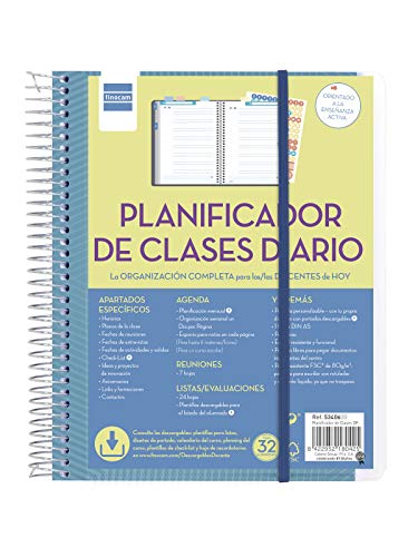 Finocam - Planificador de Clases Diario Docente español Finocam - Planificador de Clases Diario Docente español