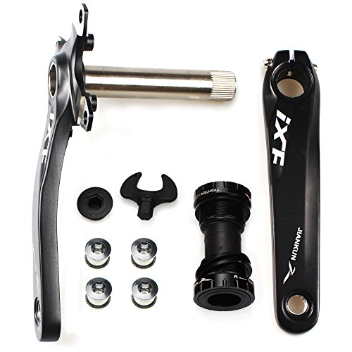 FOMTOR BCD 104 - Bielas para bicicleta de montaña con soporte inferior y pernos de plato de 170 mm, color negro FOMTOR BCD 104 - Bielas para bicicleta de montaña con soporte inferior y pernos de plato de 170 mm, color negro