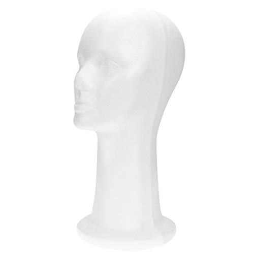 FRCOLOR Cabeza de Peluca de Espuma de Poliestireno Cabeza de Maniquí Modelo de Cabeza de Espuma Soporte de Exhibición de Cabeza de Peluca Femenina para Centro Comercial Tienda Tienda FRCOLOR Cabeza de Peluca de Espuma de Poliestireno Cabeza de Maniquí Modelo de Cabeza de Espuma Soporte de Exhibición de Cabeza de Peluca Femenina para Centro Comercial Tienda Tienda