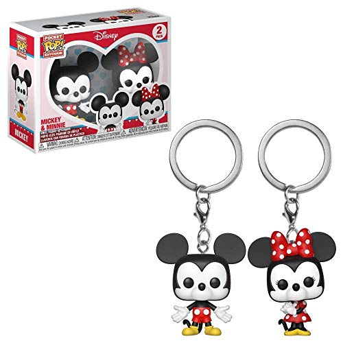 Funko Pop!- Pack llaveros Pocket Pop Disney Mickey Minnie&, Multicolor (36368) Funko Pop!- Pack llaveros Pocket Pop Disney Mickey Minnie&, Multicolor (36368)