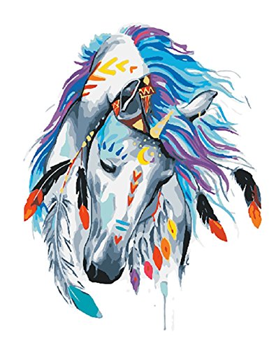 Fuumuui Lienzo de Bricolaje Regalo de Pintura al óleo para Adultos niños Pintura por número Kits Decoraciones para el hogar -Weißes Pferd mit Mark 16 * 20 Pulgadas Fuumuui Lienzo de Bricolaje Regalo de Pintura al óleo para Adultos niños Pintura por número Kits Decoraciones para el hogar -Weißes Pferd mit Mark 16 * 20 Pulgadas