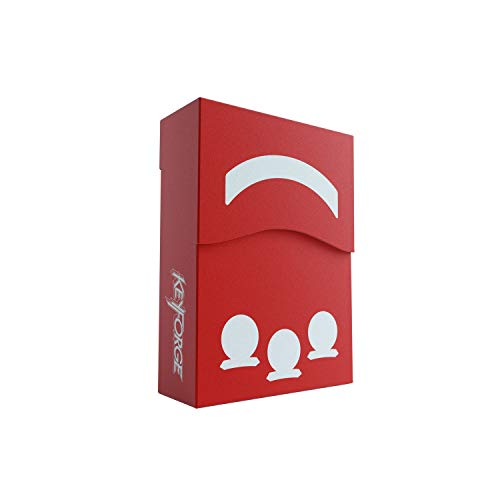 GAMEGEN!C- Keyforge Aries Red Deck Box, Color Rojo (GGS25001)