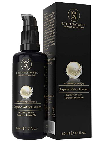 GANADOR 2020* Serum Facial de Retinol ORGÁNICO con Acido Hialuronico 50ml - Sistema 3% Retinol de Liberación Sostenida + 25% Vitamina C y Aloe Vera - Hidratante Facial para Mujer Contorno de Ojos GANADOR 2020* Serum Facial de Retinol ORGÁNICO con Acido Hialuronico 50ml - Sistema 3% Retinol de Liberación Sostenida + 25% Vitamina C y Aloe Vera - Hidratante Facial para Mujer Contorno de Ojos
