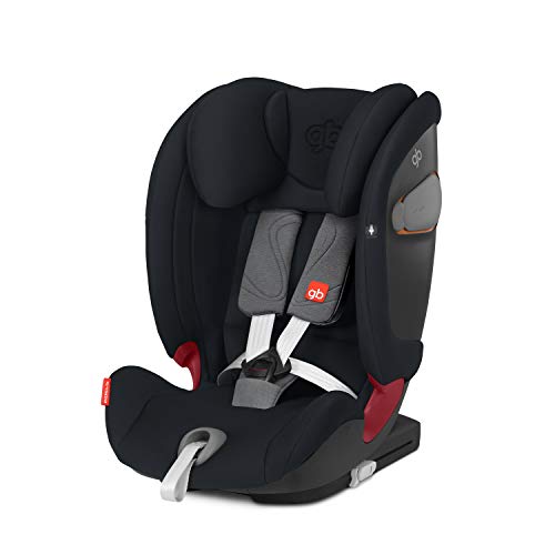 GB Gold Everna-Fix - Silla de coche para coches con ISOFIX, Grupo 1/2/3 (9-36 kg, de 9 meses a 12 años aprox.) Velvet Black GB Gold Everna-Fix - Silla de coche para coches con ISOFIX, Grupo 1/2/3 (9-36 kg, de 9 meses a 12 años aprox.) Velvet Black