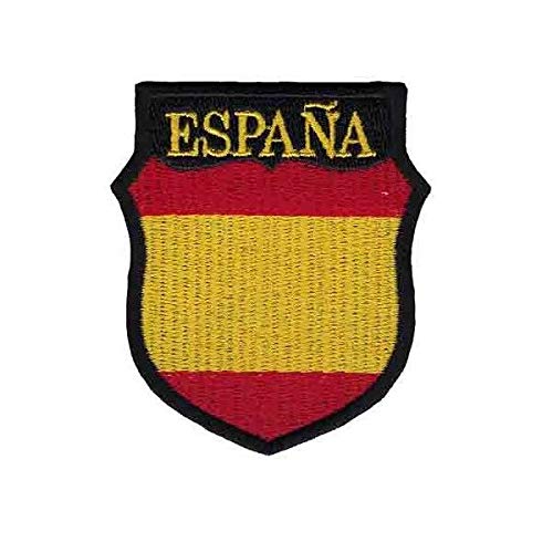Gemelolandia Parche Termoadhesivo del Escudo de Brazo de la División Azul de voluntarios Españoles 7x6cm Gemelolandia Parche Termoadhesivo del Escudo de Brazo de la División Azul de voluntarios Españoles 7x6cm