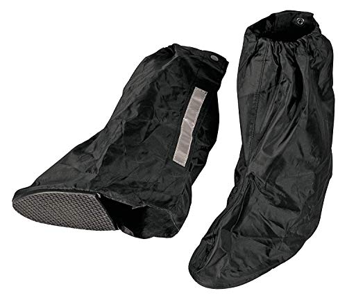 Generico - Kit Cubre Calzado de PVC Nylon para Moto Talla Unica Rain Dreams 4 Talla Unica cuña de Goma Tira Reflectante 91304
