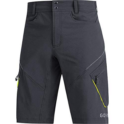 GORE WEAR C3 Pantalón corto para hombre, L, negro GORE WEAR C3 Pantalón corto para hombre, L, negro