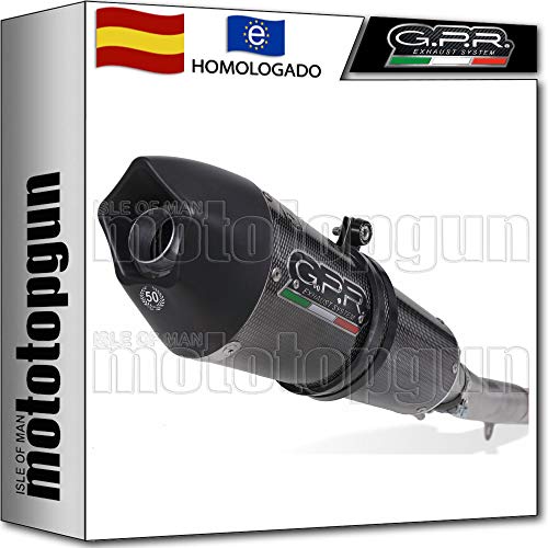 GPR DB.16.GPAN.PO TUBO DE ESCAPE HOMOLOGADO GPE ANNIVERSARY POPPY COMPATIBLE CON DERBI CROSS CITY 125 2007 07 2008 08