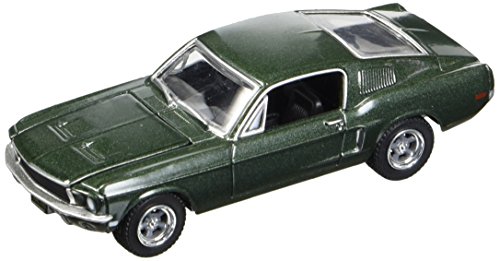 Greenlight 44721 1:64 Steve Mcqueen Bullitt 1968 Ford Mustang GT, Color Verde
