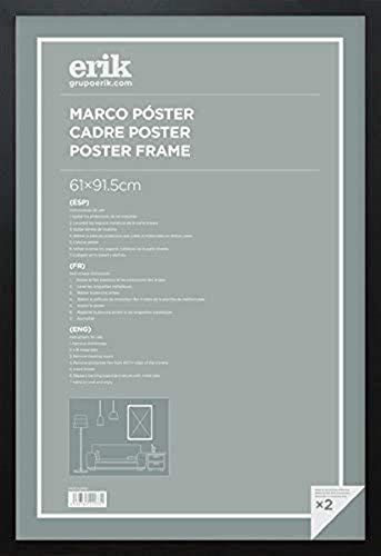 Grupo Erik Marco Madera Poster, Negro, 61 x 91,5 Grupo Erik Marco Madera Poster, Negro, 61 x 91,5