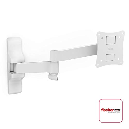 Hama 108737 - Soporte de pared para TV con pantalla plana, blanco