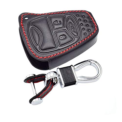 Happyit Cuero Caso de la Cubierta de la Llave del Coche para Dodge JCUV Jeep Compass Grand Cherokee Patriot Pacifica Chrysler 300C Happyit Cuero Caso de la Cubierta de la Llave del Coche para Dodge JCUV Jeep Compass Grand Cherokee Patriot Pacifica Chrysler 300C
