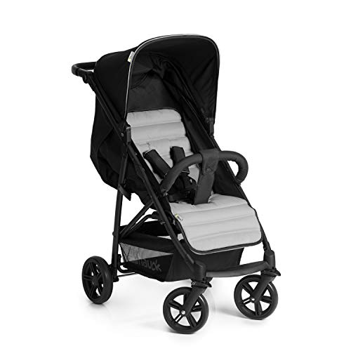Hauck Rapid 4 Cochecito de 0 meses a 22 kg, plegable, compacto, con una mano, con posición para dormir, manija ajustable en altura, cesta grande, negro/gris Hauck Rapid 4 Cochecito de 0 meses a 22 kg, plegable, compacto, con una mano, con posición para dormir, manija ajustable en altura, cesta grande, negro/gris
