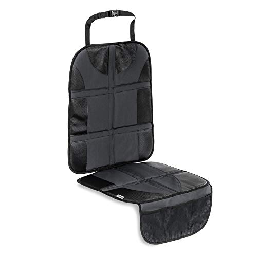 Hauck Sit On Me Deluxe - Protector de asiento de coche, compatible con Isofix, reboarder y sillas de auto infantil, 47 x 121 cm, gris Hauck Sit On Me Deluxe - Protector de asiento de coche, compatible con Isofix, reboarder y sillas de auto infantil, 47 x 121 cm, gris