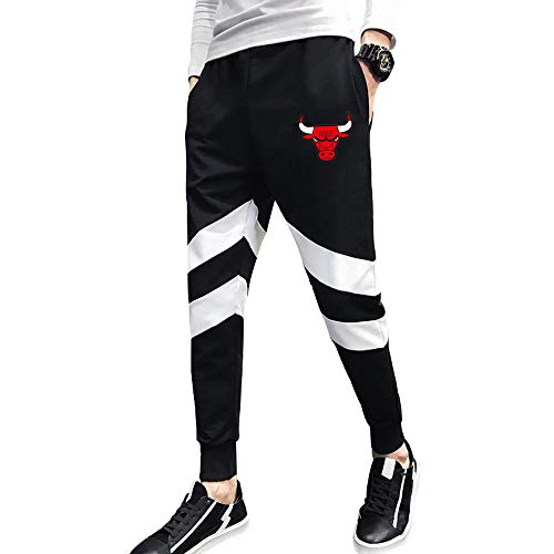 HEJX Pantalones de chándal nuevos de otoño Bulls 2-S
