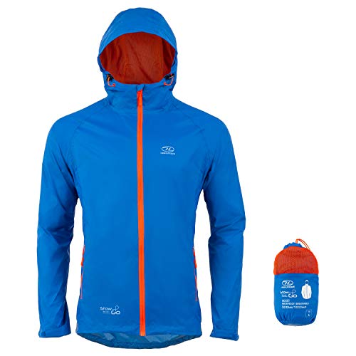 HIGHLANDER Stow & Go Chaqueta, Hombre, Azul, L HIGHLANDER Stow & Go Chaqueta, Hombre, Azul, L