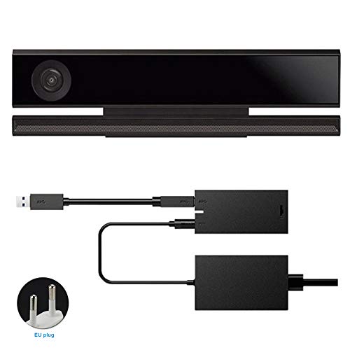 Hinmay Adaptador de Corriente para Sensor Kinect 2.0 USB 3.0 para Xbox One S Xbox One X Windows PC Windows 8/8.1/10 App Programa de Desarrollo Interactivo, Show, EU Plug