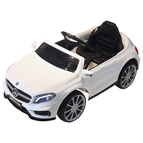 HOMCOM Coche Eléctrico para Niño 3+ Años Automóviles Infantiles Mercedes Benz GLA con Mando a Distancia MP3 USB Luces y Sonidos Apertura de Puerta Carga 30kg 100x58x46cm HOMCOM Coche Eléctrico para Niño 3+ Años Automóviles Infantiles Mercedes Benz GLA con Mando a Distancia MP3 USB Luces y Sonidos Apertura de Puerta Carga 30kg 100x58x46cm