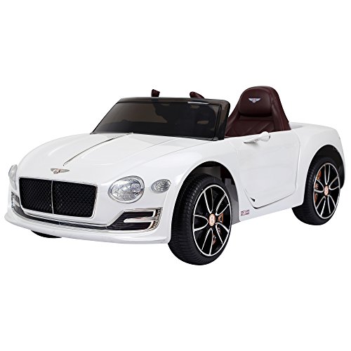 HOMCOM Coche Eléctrico para Niño 3+ años Bentley con Mando a Distancia MP3 USB Luces y Sonidos Apertura de Puerta 108x60x43cm Carga 30kg