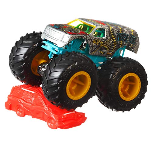 Hot Wheels Monster Trucks 1:64, modelso surtidos, coches de juguetes para niños + 3 años (Mattel FYJ44) Hot Wheels Monster Trucks 1:64, modelso surtidos, coches de juguetes para niños + 3 años (Mattel FYJ44)