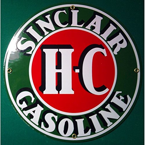 Hotrodspirit – Placa esmaltada Sinclair HC Gasoline, chapa esmaltada, estilo publicitario, Aviación