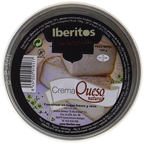 Iberitos - Crema de Queso Fundido - 10 Latas x 140 gr