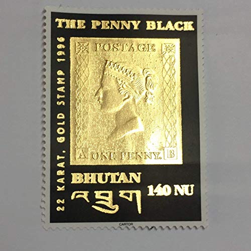 IMPACTO COLECCIONABLES El Primer Sello en Oro de 22 Quilates, emitido en Buthan 1996