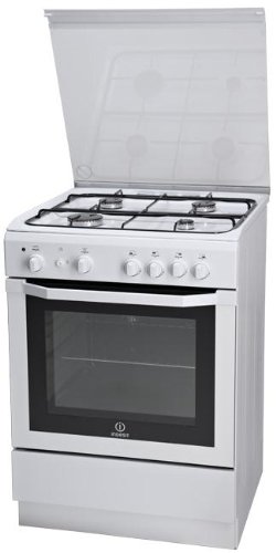 Indesit I6GG1F.1(W)/I Independiente Encimera de gas Blanco - Cocina (Cocina independiente, Blanco, Giratorio, Encimera de gas, Medio, Gas natural)