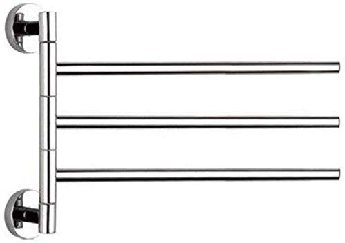 Inicio Moda Simplicidad Toallero 4Bars Ahorro de Espacio Soportes para Toallas Rack Swing Out Barra de Toallas Brazo Plegable Colgador de Toallero Giratorio, Acabado en Cromo Plateado, C-F Inicio Moda Simplicidad Toallero 4Bars Ahorro de Espacio Soportes para Toallas Rack Swing Out Barra de Toallas Brazo Plegable Colgador de Toallero Giratorio, Acabado en Cromo Plateado, C-F