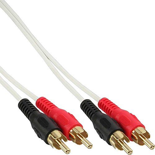 InLine 7m 2x RCA M/M cable de audio 2 x RCA Negro, Rojo, Blanco - Cables de audio (2 x RCA, 7 m, Negro, Rojo, Blanco)