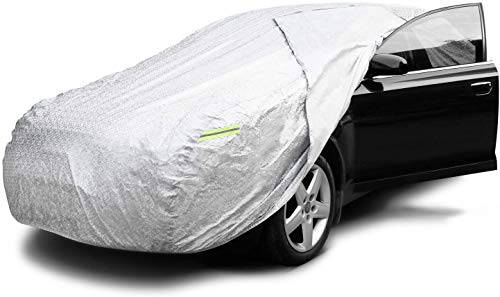 INTEY Funda para Coche, Funda Exterior del Coche, Anti-UV con Apertura Lateral, ebillas Cortavientos Ajustables, Resistente a excrementos de Paloma (4,8x1,75x1,2M) INTEY Funda para Coche, Funda Exterior del Coche, Anti-UV con Apertura Lateral, ebillas Cortavientos Ajustables, Resistente a excrementos de Paloma (4,8x1,75x1,2M)