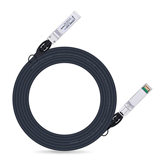 Ipolex SFP+ Cable 3m, 10Gb/s SFP Twinax Cable de Direct Attach Copper (DAC) para Cisco SFP-H10GB-CU3M, Ubiquiti, D-Link, Supermicro, Netgear, Mikrotik, ZTE, para Switch, Router, Nic, pasivo