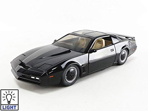 Jada- Kitt Coche fantástico Metal 1:24 con Luces Coleccionismo, Color Negro, Talla Única (253255000) Jada- Kitt Coche fantástico Metal 1:24 con Luces Coleccionismo, Color Negro, Talla Única (253255000)