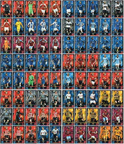 Juego Completo de Ocho Tarjetas cuadradas de actualización de Match Attax 18/19 Juego Completo de Ocho Tarjetas cuadradas de actualización de Match Attax 18/19