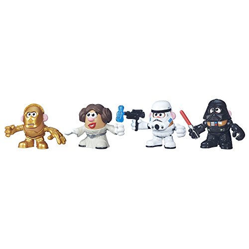 Juguete de Cabeza de Mr Potato Playskool B5145, Juguete de Disney de la Guerra de Las Galaxias, Vader, Leia, C-3PO Stormtrooper