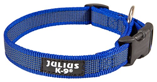 Julius-K9 Collar Color & Gray, 20 mm (27-42 cm), Azul-Gris