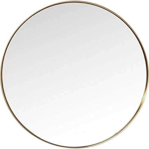 Kare Design Espejo de Pared, Oro, 100 x 100 x 5 cm