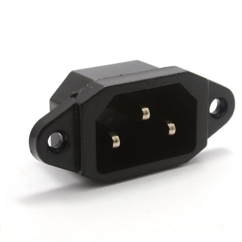 kenable IEC 10a C14 3 Pines Chasis Panel Montar Clavija Pines Conector 6.35mmTABS kenable IEC 10a C14 3 Pines Chasis Panel Montar Clavija Pines Conector 6.35mmTABS