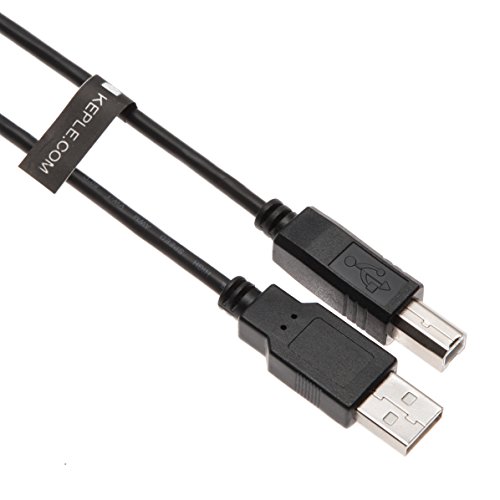 Keple USB B Cable By Compatible con DJ Midi Controllers, Teclados, Samplers, Blocs de Notas, Sintetizadores Numark, Pioneer, Native Instruments, Traktor, Denon, Akai a MacBook Dell HP | 3m